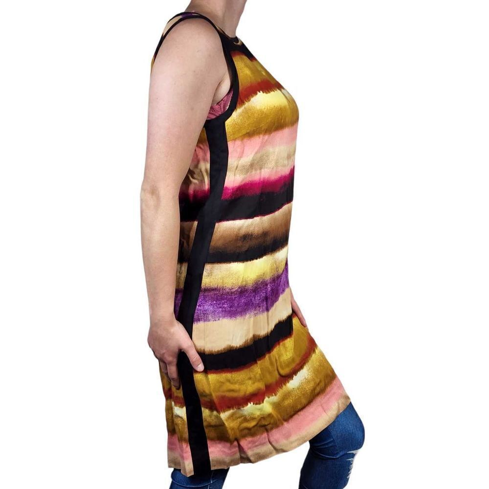 Ann Taylor multicolor striped dress Size 8 - Picture 4 of 5